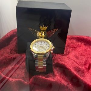 Taslin Silver Gold Watch Men Gift Christmas Timepiece